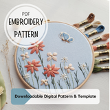 Summer Meadow ~ PDF Embroidery Pattern