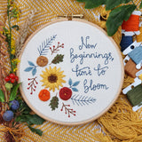 Time To Bloom ~ PDF Embroidery Pattern