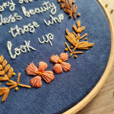 "Look Up At The Sky" ~ Embroidery PDF Download