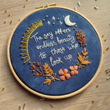 "Look Up At The Sky" ~ Embroidery PDF Download