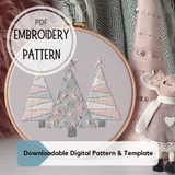 Winter Trees ~ PDF Embroidery Pattern
