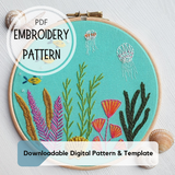 Under The Sea ~ PDF Embroidery Pattern