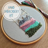 "A Mountain View" ~ Hand Embroidery Kit