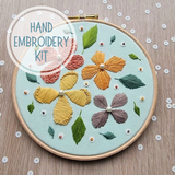 "Where The Flowers Grow" ~ Hand Embroidery Kit
