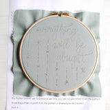 Everything Will Be Alright ~ PDF Embroidery Pattern