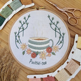 Positivitea ~ PDF Embroidery Pattern