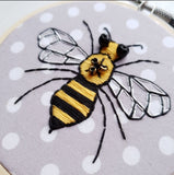 BUZZin Bee ~ PDF Embroidery Pattern