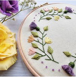 Spring Wreath - Hand Embroidery Kit