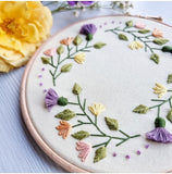Spring Wreath - Hand Embroidery Kit