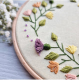 Spring Wreath - Hand Embroidery Kit
