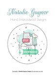 Spring Delight No. 2 Template to Trace ~ PDF Embroidery Template