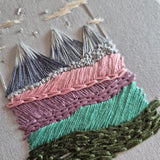 "A Mountain View" ~ The Embroidery Circle ⭕️ Subscription PDF Download