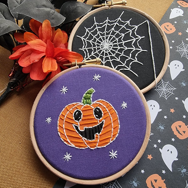 Halloween Double Design - Hand Embroidery Kit