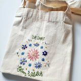 Cotton tote bag - Live Simply Bloom Wildly  - Bag - ready to buy
