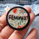 "FEMINIST" - Badge - Hand Embroidered Wearable