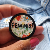 "FEMINIST" - Badge - Hand Embroidered Wearable