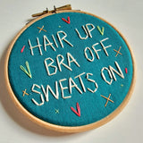 'Hair Up, Bra Off" - Stitch It For Me! Ready to Buy