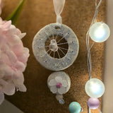 Calm Clay Collection - Crystal Dream Catchers – Gold Leaf, hand stitched, beads for sensory calm - Ready to buy