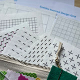 Sashiko Inspired Starter Kit - Hand Embroidery Kit