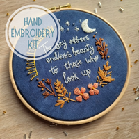 "Look Up At The Sky" ~ Hand Embroidery Kit