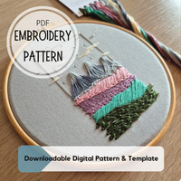 "A Mountain View" ~ The Embroidery Circle ⭕️ Subscription PDF Download