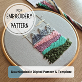 "A Mountain View" ~ The Embroidery Circle ⭕️ Subscription PDF Download