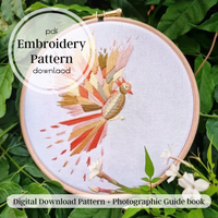 Phoenix ~ PDF Embroidery Pattern Download