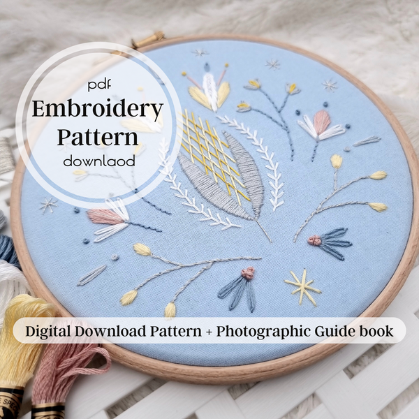 Winter Breeze ~ PDF Embroidery Pattern Download