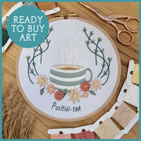 Positivitea 6" Art - Ready to buy Art