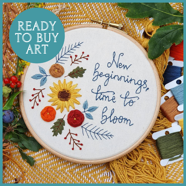 Time to Bloom 6" Art - Ready to buy Art