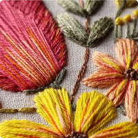 "Truly Tulips" ~ Hand Embroidery Kit