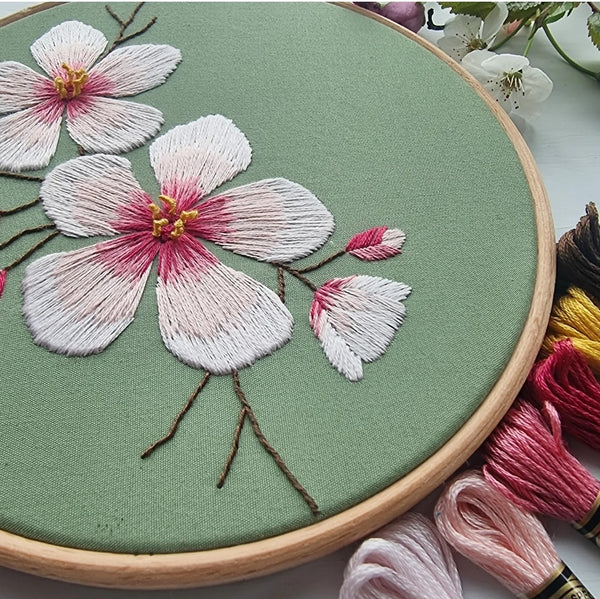 Spring Blossom - Hand Embroidery Kit – Natalie Gaynor Designs