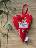 Personalised Lavender Hearts