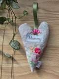 Personalised Lavender Hearts