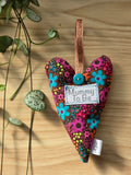 Personalised Lavender Hearts