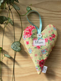 Personalised Lavender Hearts