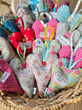 Personalised Lavender Hearts