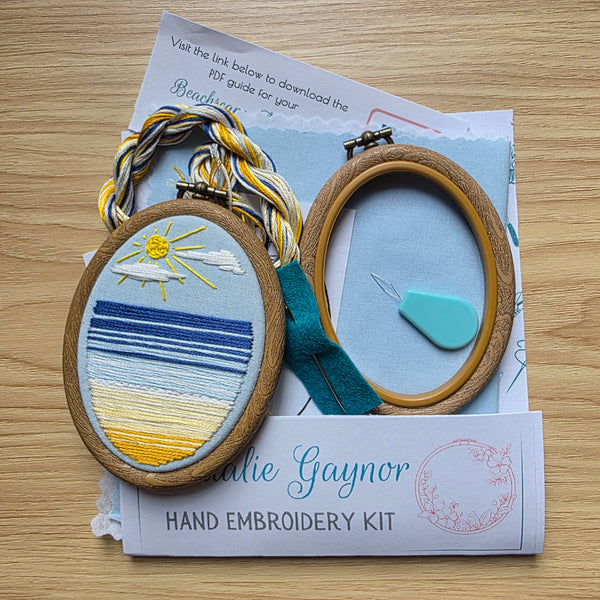 Beachscape - Mini Hand Embroidery Kit