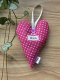 Personalised Lavender Hearts