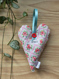 Personalised Lavender Hearts