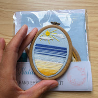 Beachscape - Mini Hand Embroidery Kit