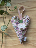 Personalised Lavender Hearts