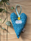 Personalised Lavender Hearts