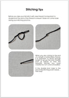 10 Top Stitches Instruction booklet/guide - Stick & Stitch Guide -PDF Download