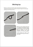 10 Top Stitches Instruction booklet/guide - Stick & Stitch Guide -PDF Download