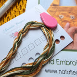 String Bag - Hand Embroidery Mini Kit
