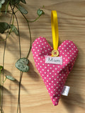 Personalised Lavender Hearts