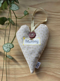 Personalised Lavender Hearts