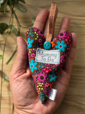 Personalised Lavender Hearts