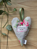 Personalised Lavender Hearts